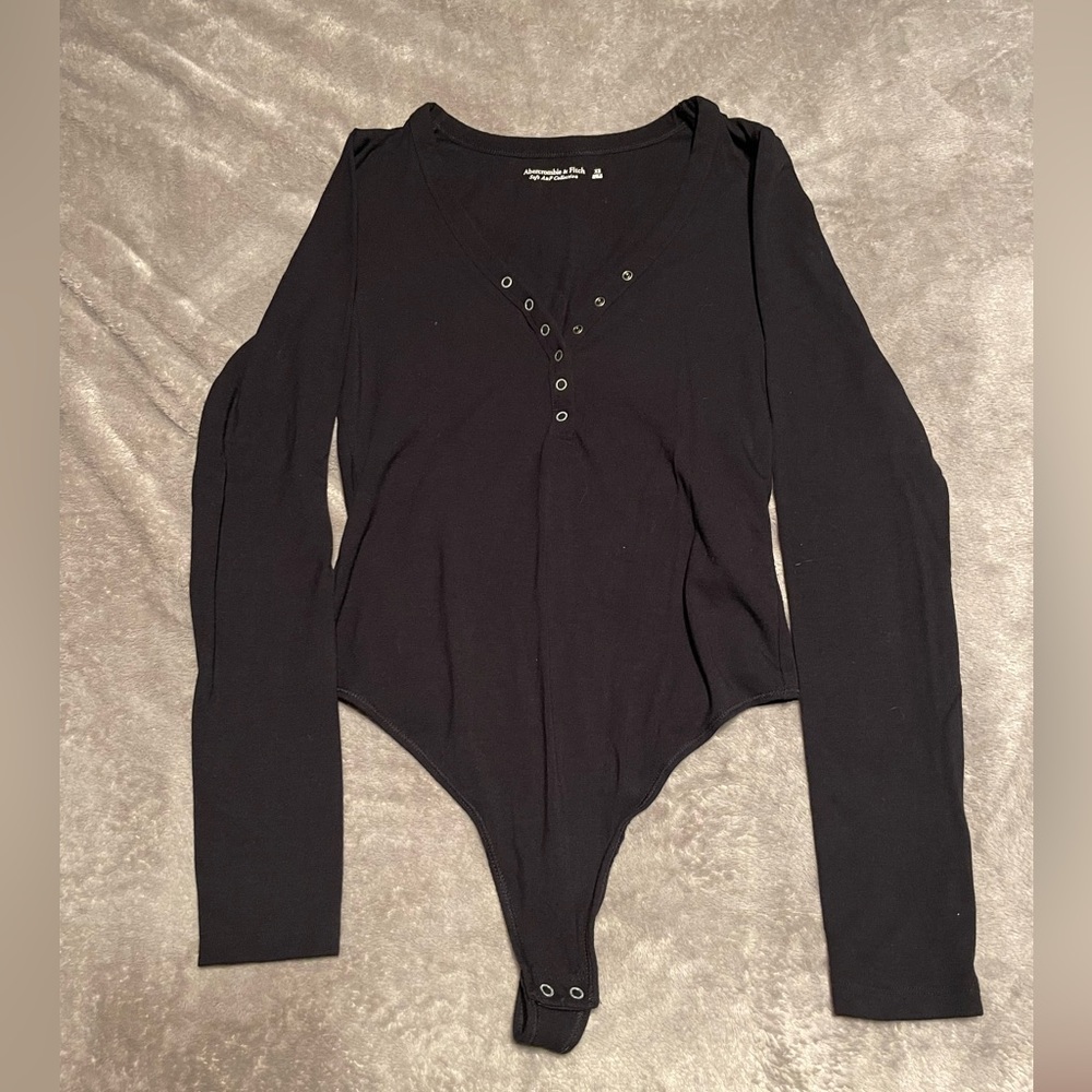 Abercrombie long-sleeve cozy henley bodysuit